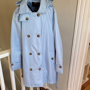 Amazon Light Blue Trench Coat